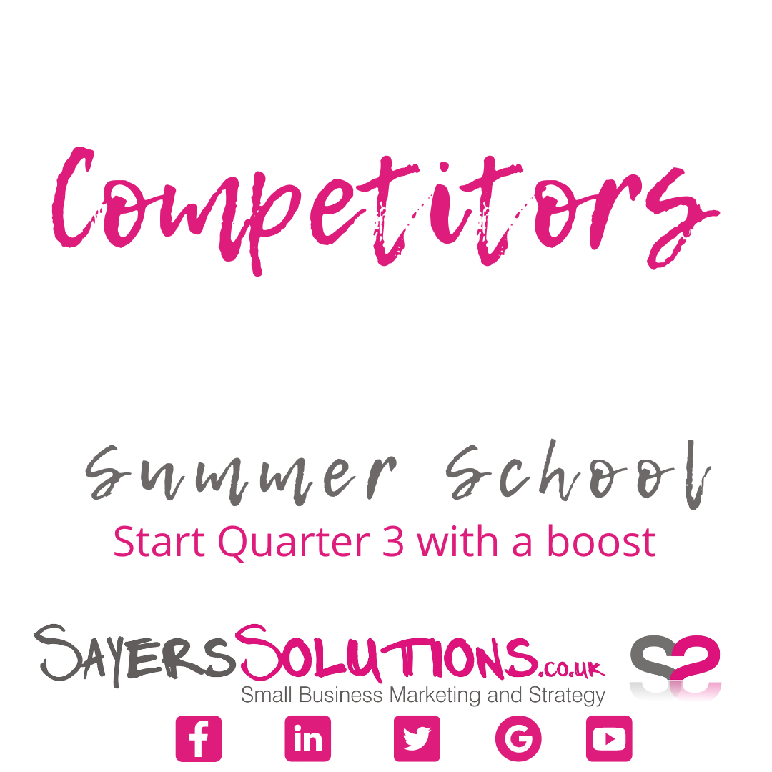 Sayers Solutions Summer School - Competitors