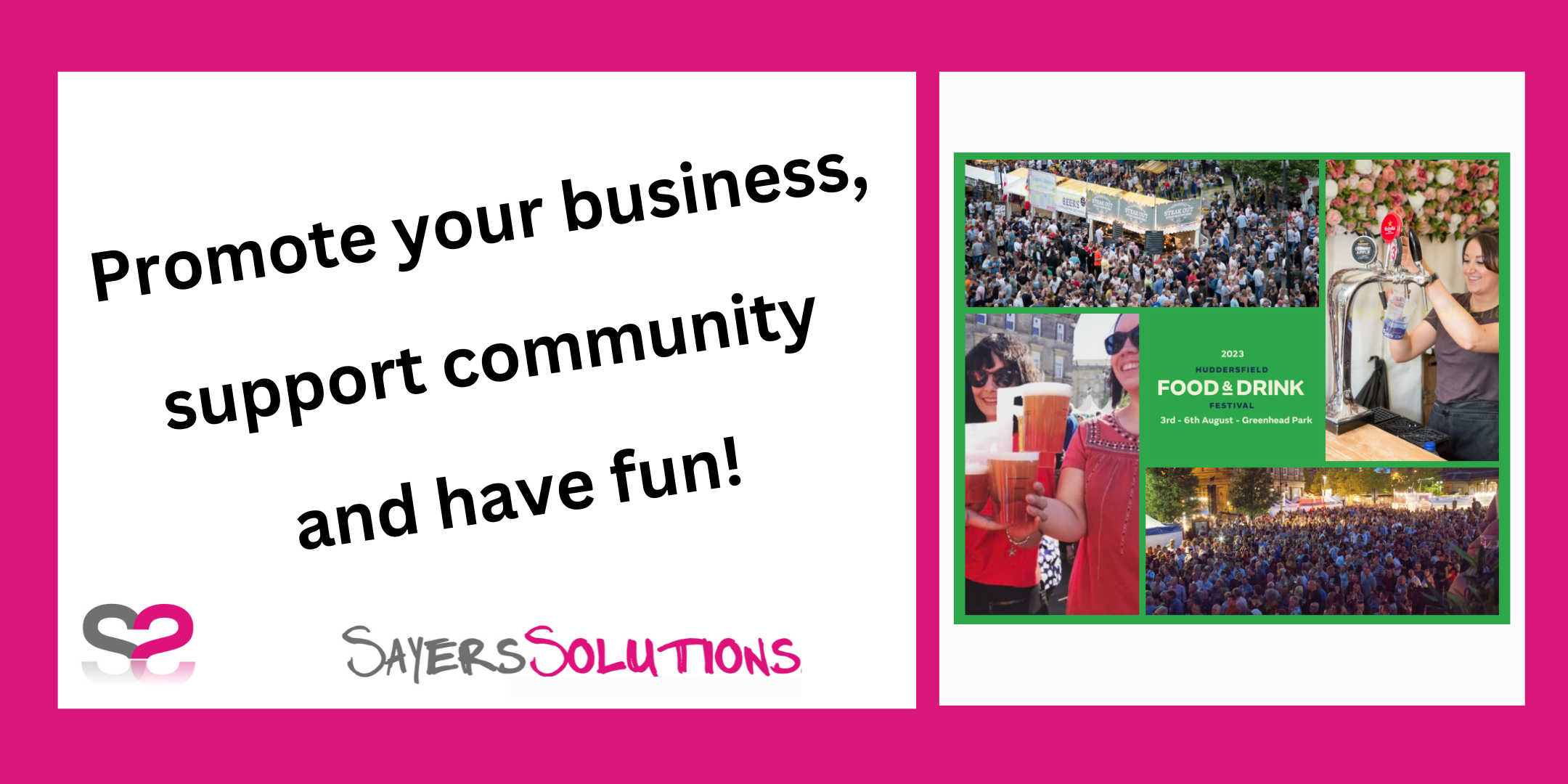 Promote your business, support community and have fun!