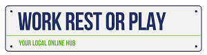 Work Rest or Play signpost logo